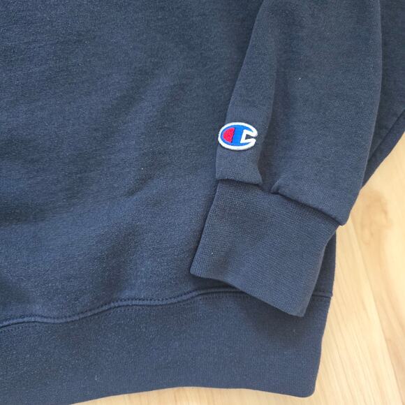 Vintage Gonzaga Champion Navy Pullover Sweatshirt Men's Size S Preppy Academia - Picture 2 of 7